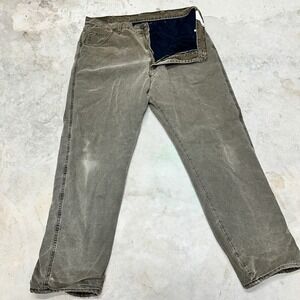 Wrangler Rugged Wear Mens Pants Brown Workwear Lined Relaxed‎ Fit 38x30